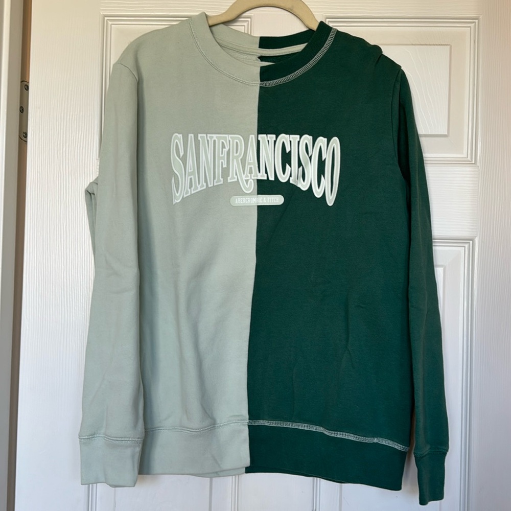 Abercrombie Kids San Francisco oversized crewneck Sz 15-16